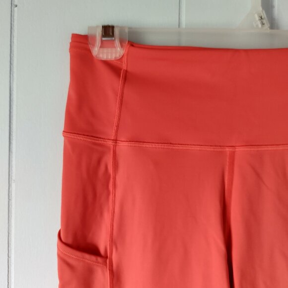 Lululemon Athletica Fast & Free 7/8 Tight II Nulux 25" - Red Orange - Picture 4 of 11